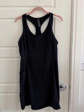 Sweaty Betty Black Racerback Sports Tennis Dress